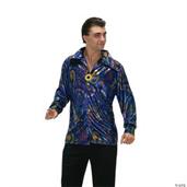 Dynomite Dude Disco Shirt Adult Costume