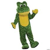 Deluxe Plush Frog Mascot Costume
