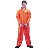 Got Busted Jumpsuit/Orange Costume