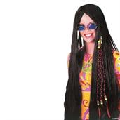 Wig Braided Hippie 33In Black