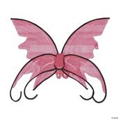 Butterfly Pink Wings With Black Trim