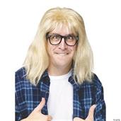 SNL Garth Algar Wig With Glasses