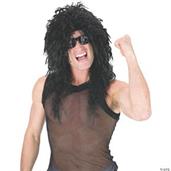 Black Headbanger Wig