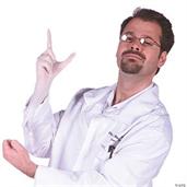 Lab Coat Seymour Bush Costume