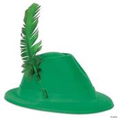 Green Alpine Hat With Feather
