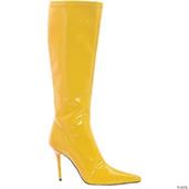 Emma Knee Length Yellow Boots