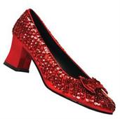 Red Sequin Shoes