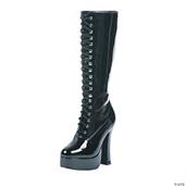 Easy Lace Black Boots