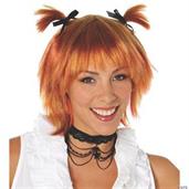 Short School Girl Light Brown Wig