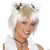 Short School Girl Blonde Wig