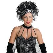 Wicked Widow Black/White Wig