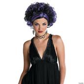 Wicked Widow Black/Purple Wig