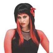 Dark Fairytale Black/Red Wig