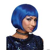 Blue Bob Wig