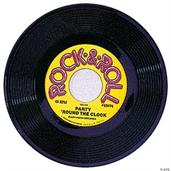 Record Plastic Decoration 19In