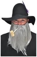 Full Beard And Mustache Grey