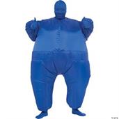 Inflatable Blue Adult Skin Suit