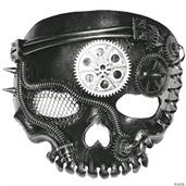 Steam Punk Mask-No Jaw Skeleto