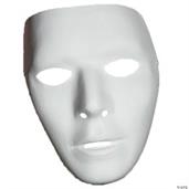Blank Male Mask