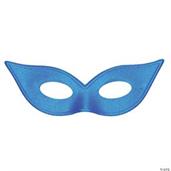 Satin Blue Harlequin Mask