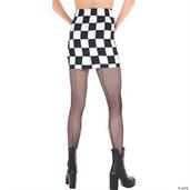 Mesh Pantyhose With Seam Black