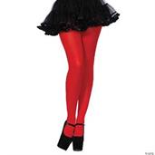 Adult Nylon Red Tights