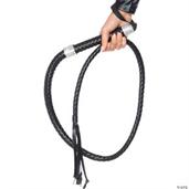 Whip Rhinestone Handle Black