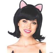 Wig Kitty Bob Adult Black