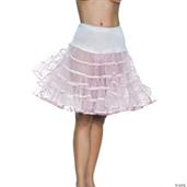 Petticoat White Knee Length