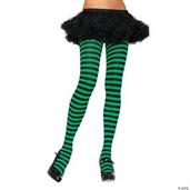 Tights Striped Kelly Black-Green