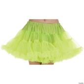 Petticoat Tutu Adult Neon Green