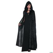 Hooded Cloak Black Costume