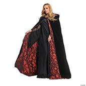 Deluxe Hooded Velvet Cape Costume