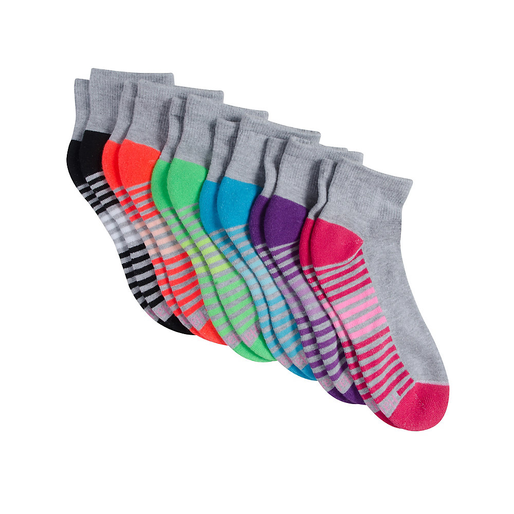 Hanes Sport Women's Cool Comfort Ankle Socks 6-Pack - SpicyLegs.com