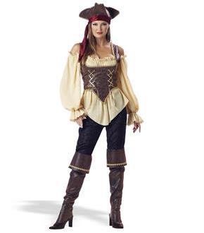 Rustic Pirate Lady - Elite Adult Collection Costume