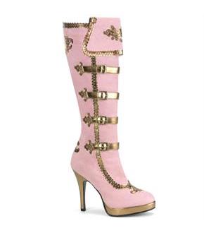 Carnival Boots Adult (Pink/Gold)