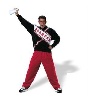 SNL Spartan Cheerleader Male Adult Costume