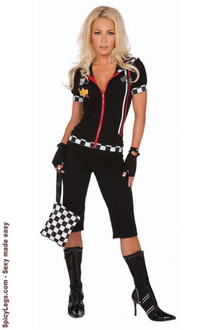 5 pc. Pit Crew Princess costume